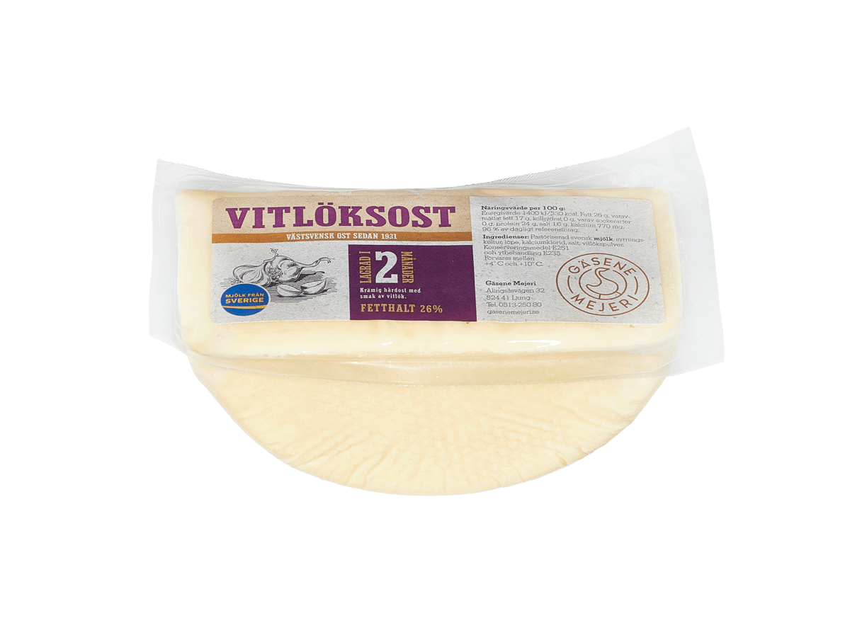 Vitlöksost 26 %