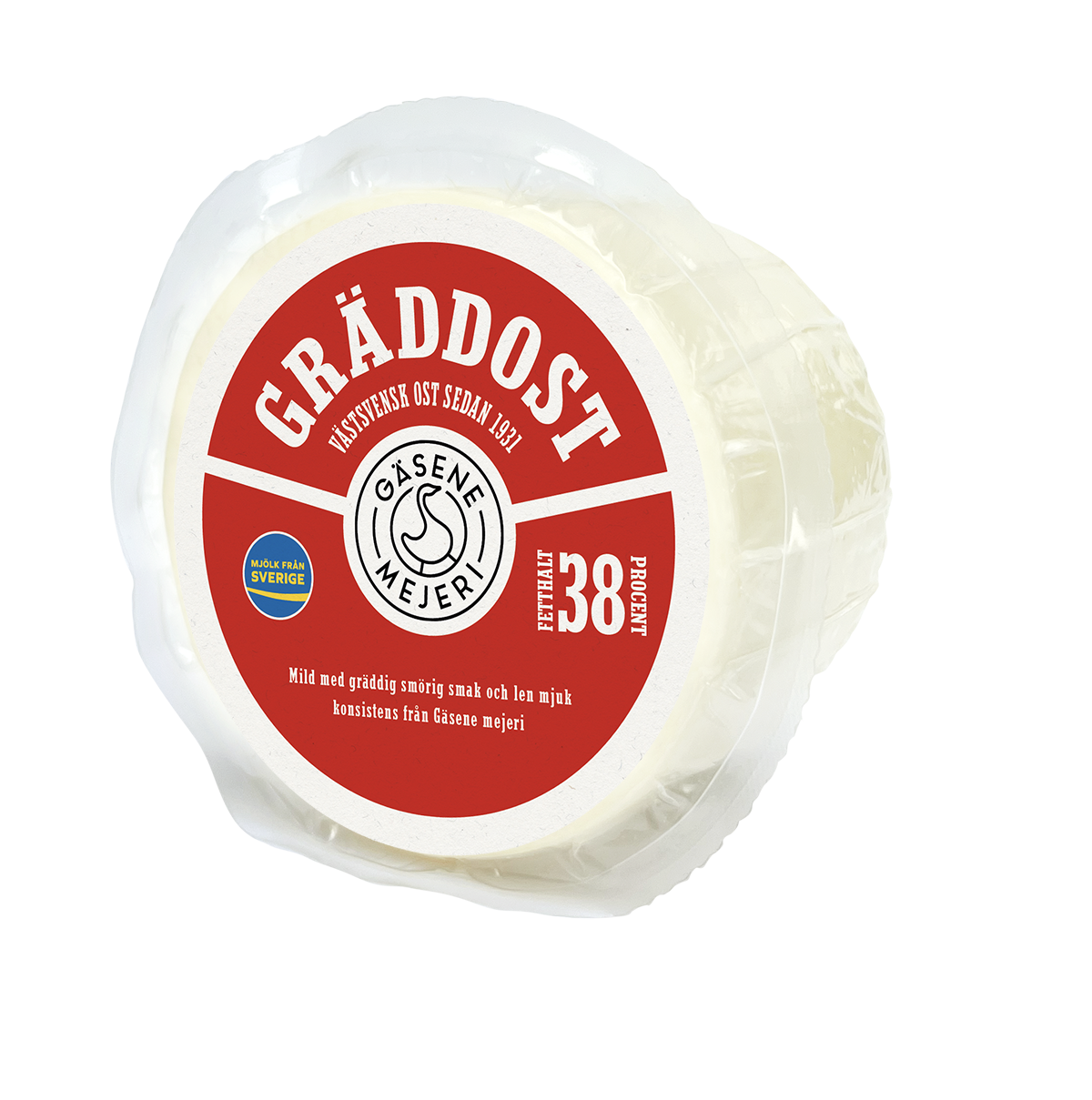 Gräddost 38%