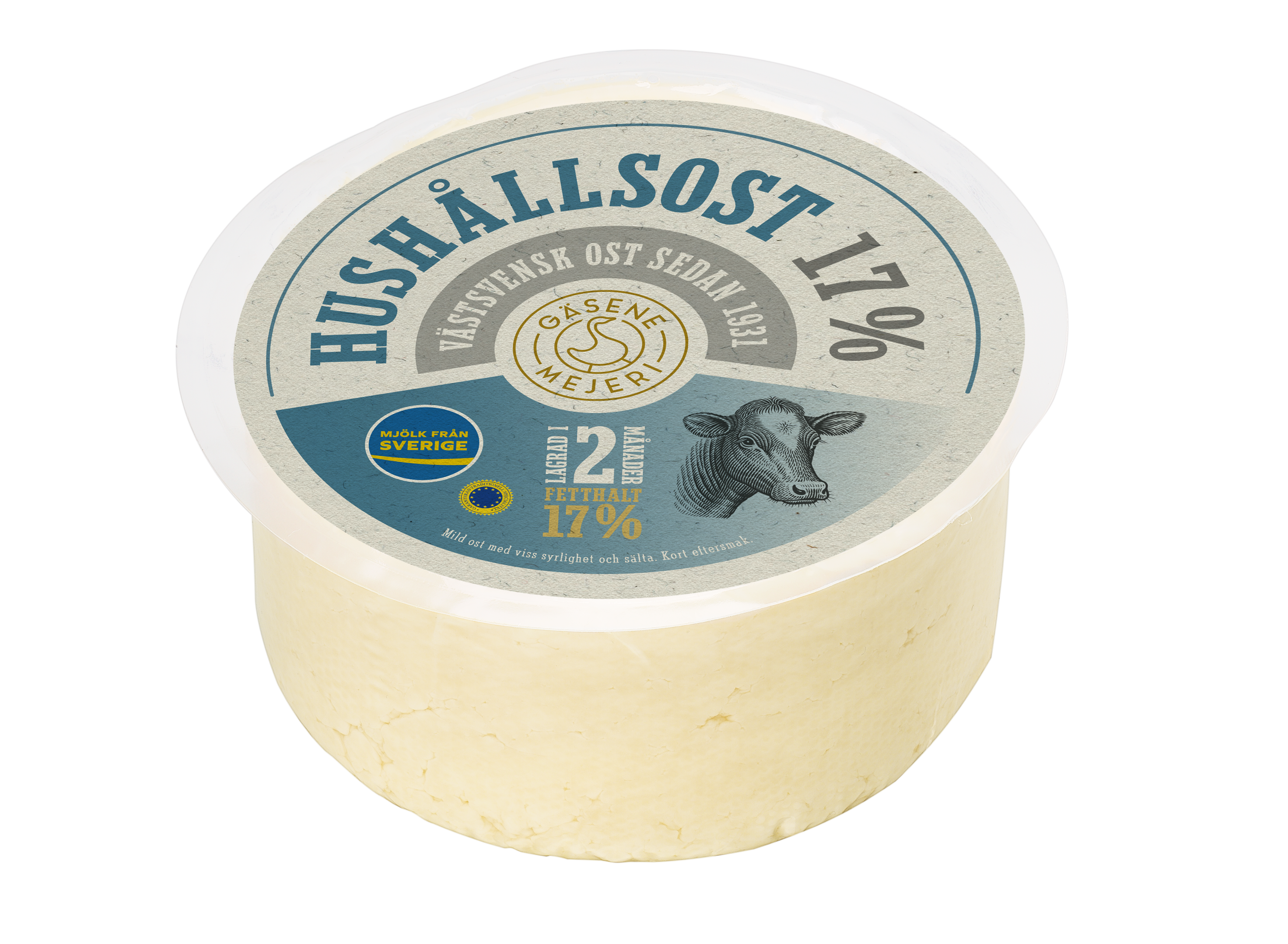 Hushållsost 17 %