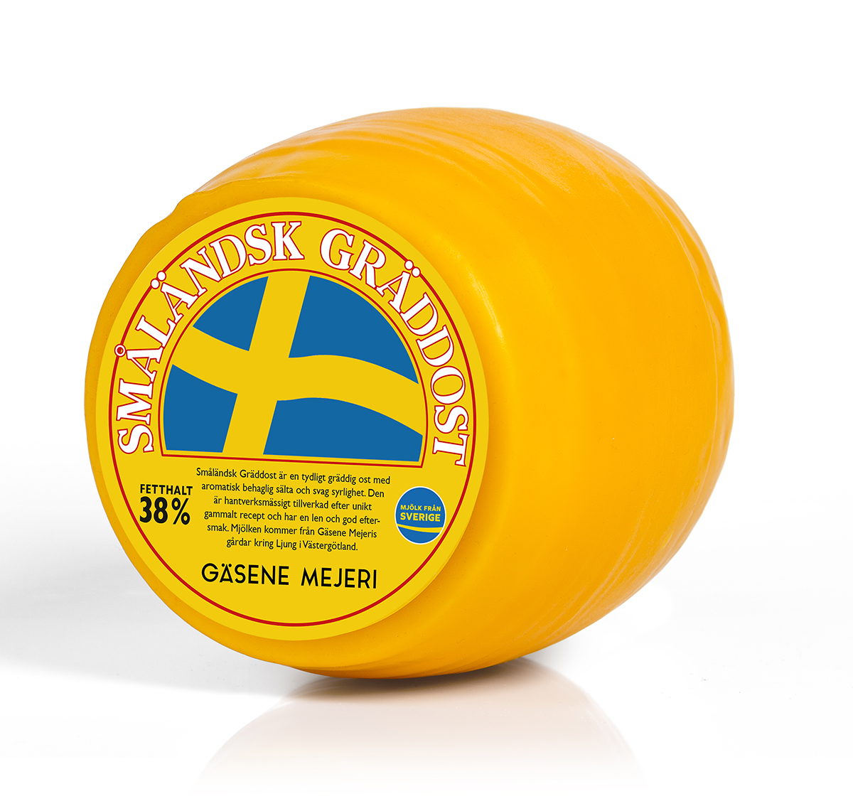Småländsk gräddost 38%