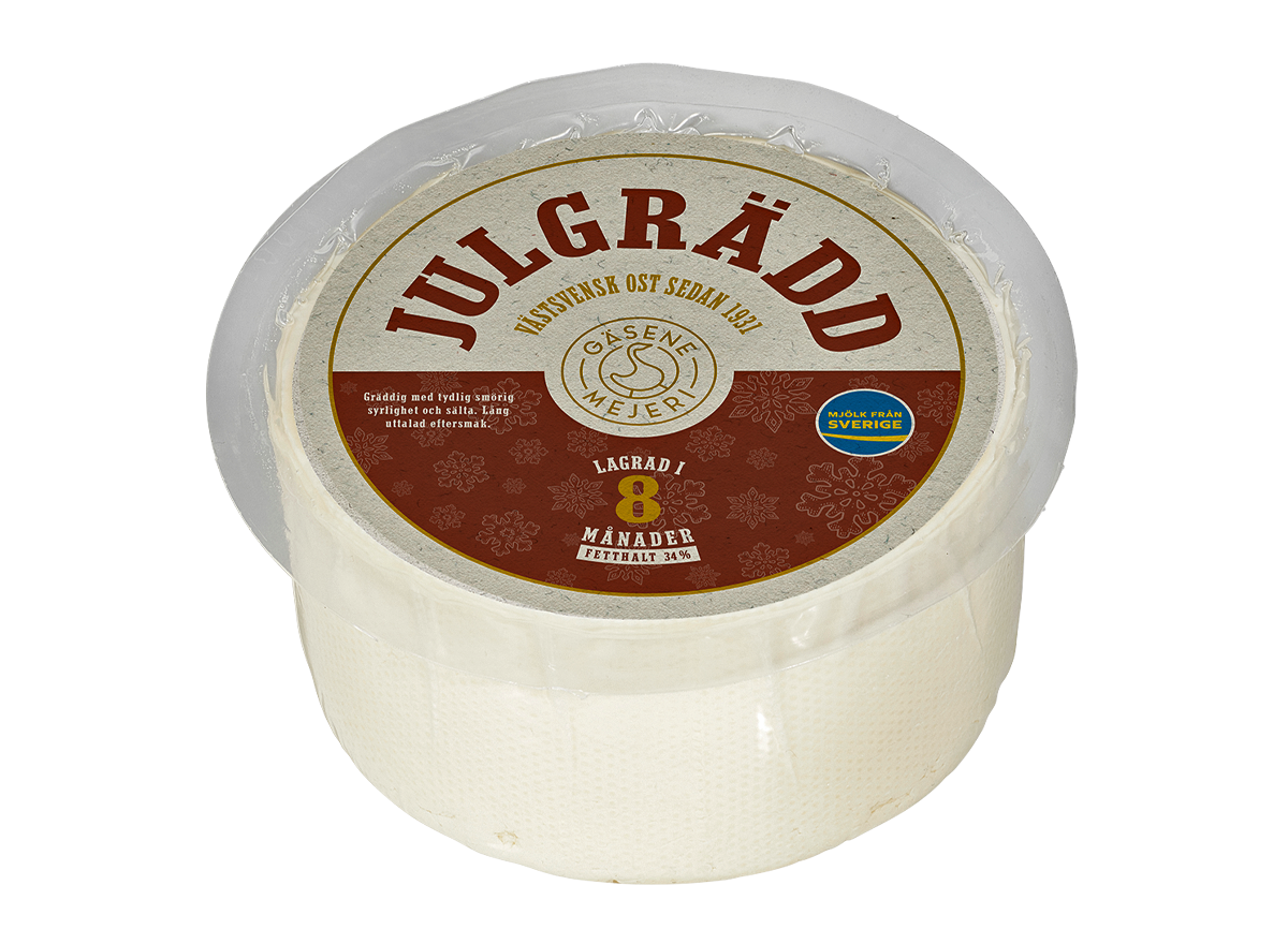 Julgrädd 34 %
